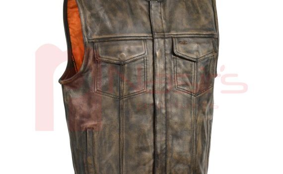 Men Leather Vest