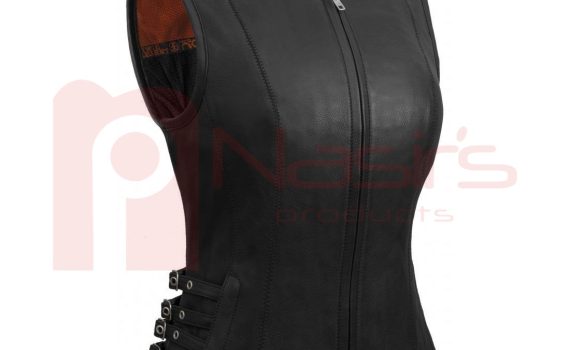 Women Leather Vest