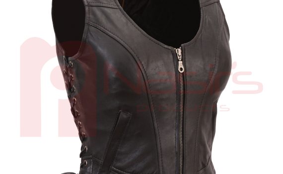 Women Leather Vest