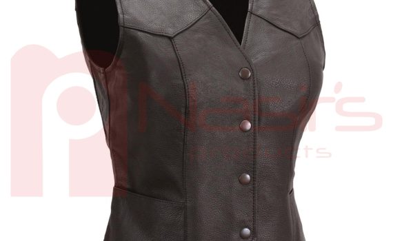 Women Leather Vest